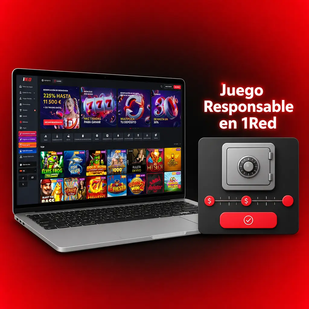Herramientas de juego responsable en 1Red Chile: límites de depósito, autoexclusión y control de pérdidas.